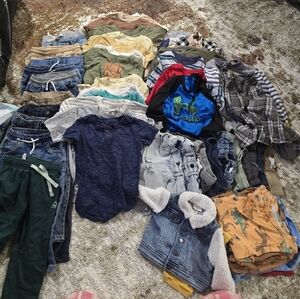 Cat & Jack Kids Clothing Assortment - Blue, Green, Gray